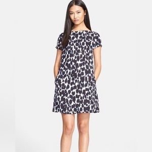 Kate Spade Blue Leopard Print Dress.